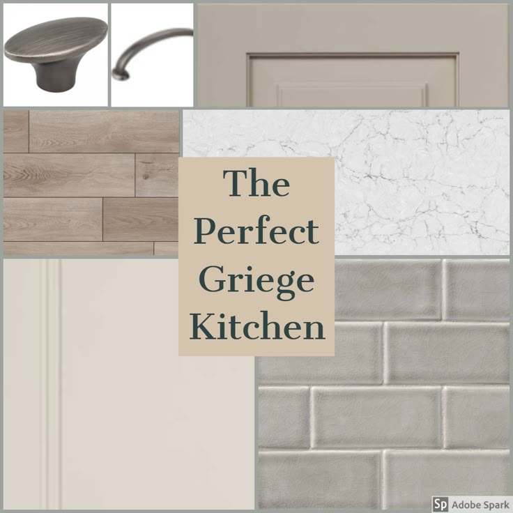 the perfect greige kitchen is featured in this post - it - yourself guide