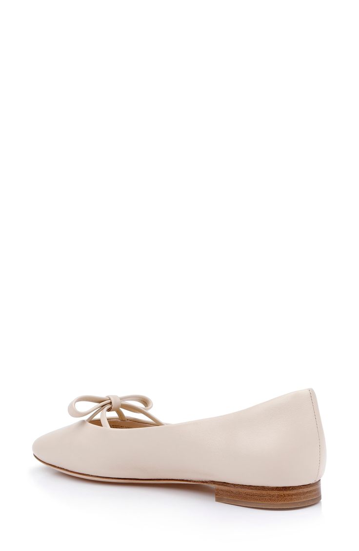 A dainty bow ties shut the mary jane strap of this revamped ballet flat that brings comfort and romance to your daily wardrobe. Leather or leather and textile upper and lining/leather sole Imported Mary Jane Ballet Flats, Womens Ballet Flats, Ballet Flat, Bow Ties, Mary Janes, Ballet Flats, Butter, Ballet, Nordstrom