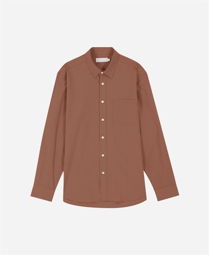 FLYDAY Late Bio Shirt | Dress Shirts for Men | KOODING Casual Long Sleeve Dress Shirt For Everyday, Brown Relaxed Fit Shirt For Everyday, Classic Brown Shirt For Everyday, Modern Everyday Long Sleeve Shirt, Brown Long Sleeve Shirt For Everyday, Everyday Brown Cotton Shirt, Everyday Brown Long Sleeve Shirt, Dress Shirts For Men, Beauty Shopping