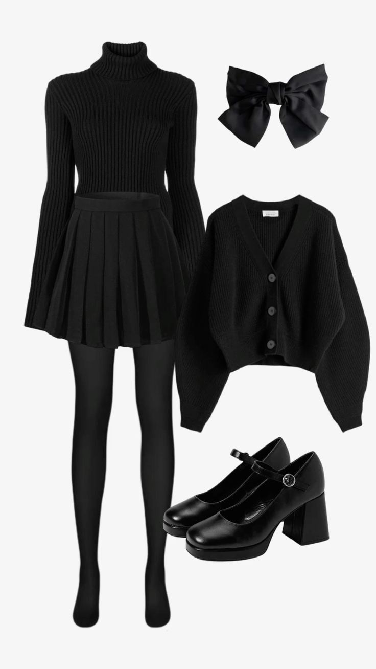 Hogwarts Outfits Aesthetic, Elegantes Outfit, Goth Outfits, Mode Inspo, Casual Style Outfits, Mode Inspiration, Lookbook Outfits, Fesyen Wanita, Mode Style