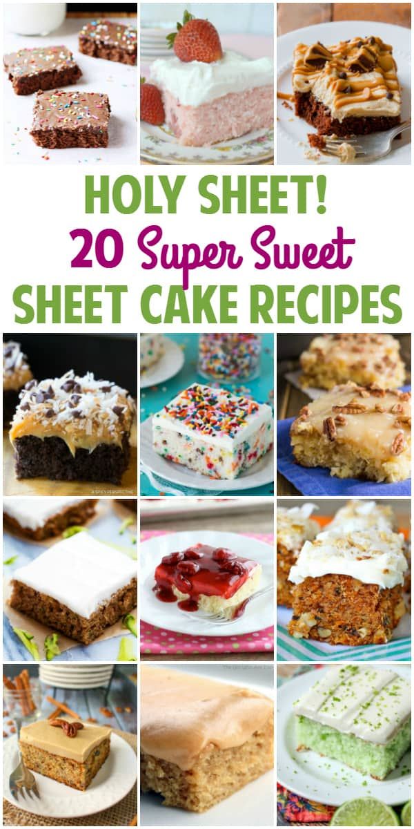 20 super sweet sheet cake recipes that are easy to make and delicious for any special occasion