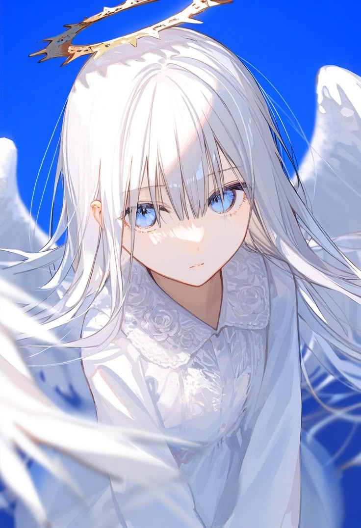 Anime Blue Hair, Demon Girl, Cool Anime Pictures, Anime Angel, 귀여운 동물, Character Concept, Anime Fanart, Art Girl, Art Style