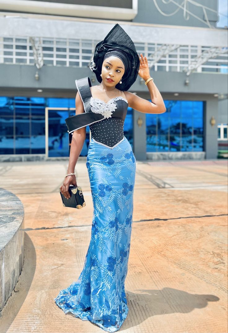 Latest Asoebi styles Navy Blue Lace Asoebi Styles, Blue Lace Asoebi Styles, Sky Blue Lace Asoebi Styles, Asoebi Lace Styles, Lace Asoebi Styles, Ankara Long Gown, Royal Blue Lace, Nigerian Lace Styles Dress, Nigerian Lace Styles