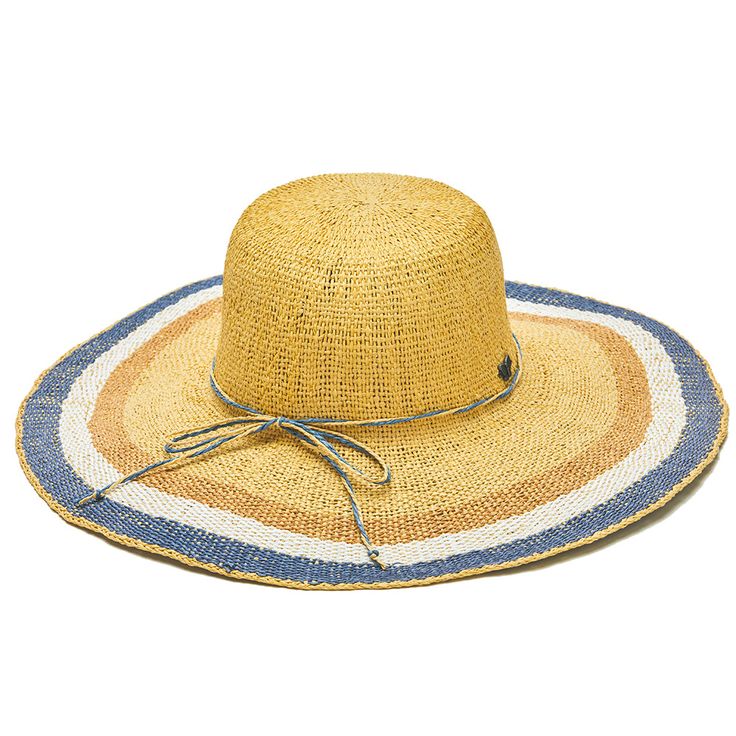 Our CS-0946 hat provides optimal protection from the sun, thanks to the U.V. Sun Protection material. Crafted from durable Toyo Straw and Toyo Braid materials, this hat has a comfortable, elastic fit. The hat is part of our exclusive Kallina Collection, perfect for any outdoor adventure. Casual Navy Bucket Hat For Beach, Navy Casual Bucket Hat For The Beach, Navy Casual Bucket Hat For Beach, Casual Brimmed Bucket Hat For Pool, Casual Sun Hat With Upf 50+ For Pool, Casual Navy Brimmed Sun Hat, Navy Brimmed Casual Sun Hat, Upf 50+ Hats For Pool, Upf 50+ Short Brim Hat For Pool