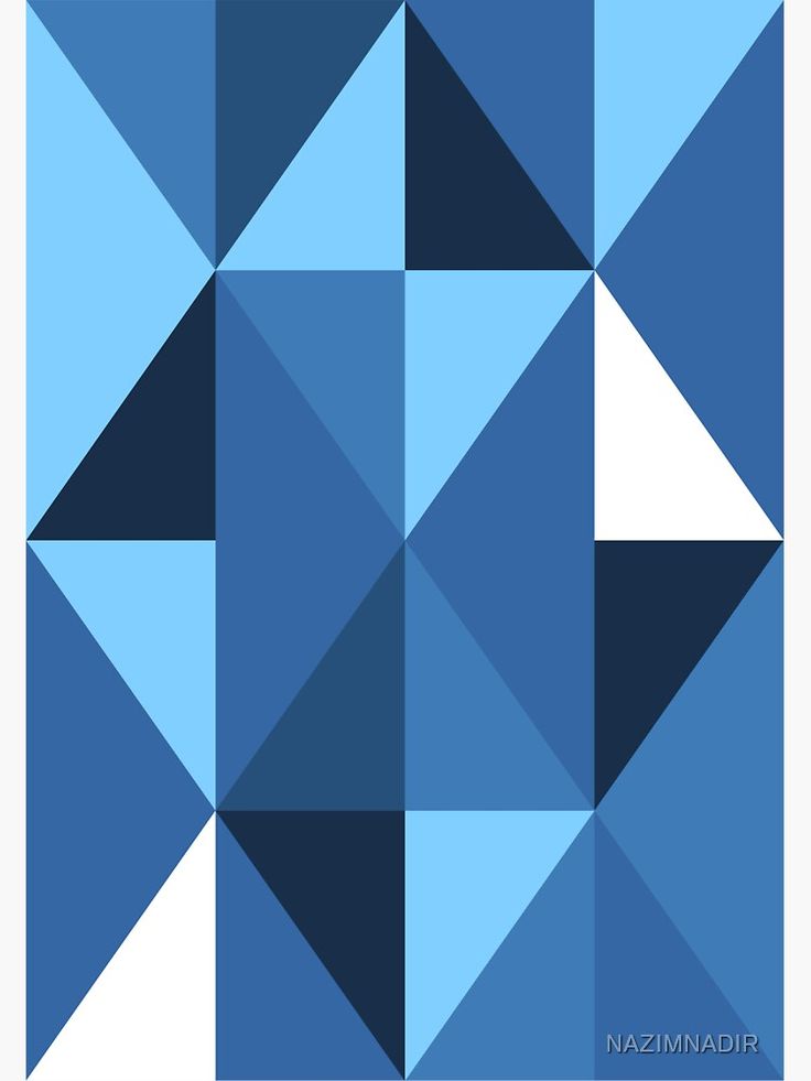 an abstract blue and white background with triangles