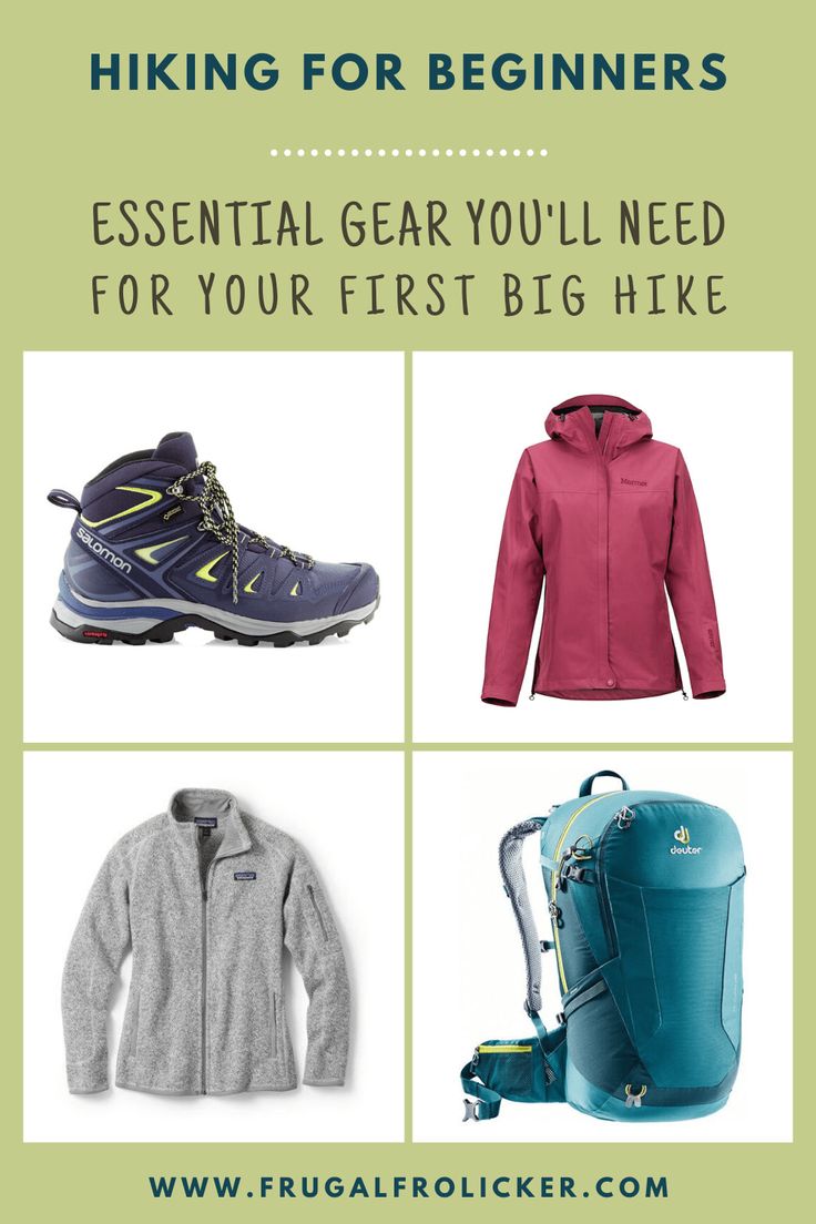 hiking gear for beginners that you'll need for your first hike