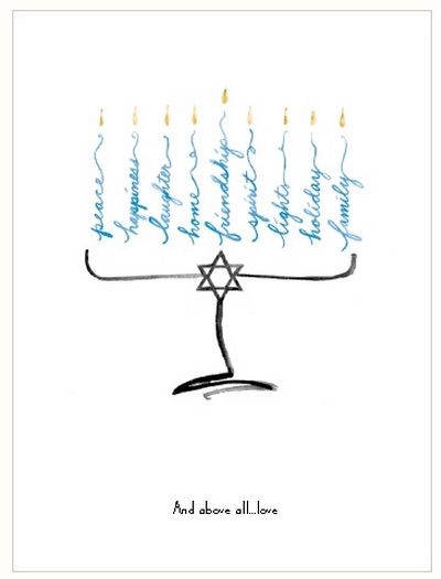 a hanukkah menorah with lit candles and the words, and above all lies