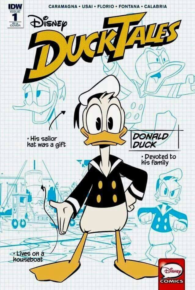 the ducktales comic book is shown in this image