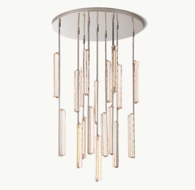 Audubon Round Chandelier 40 Rh Chandelier, Merry Christams, Space Dimension, Restaurant Dining Room, Hollywood Glamor, Restaurant Dining, Round Chandelier, Beveled Glass, Restoration Hardware