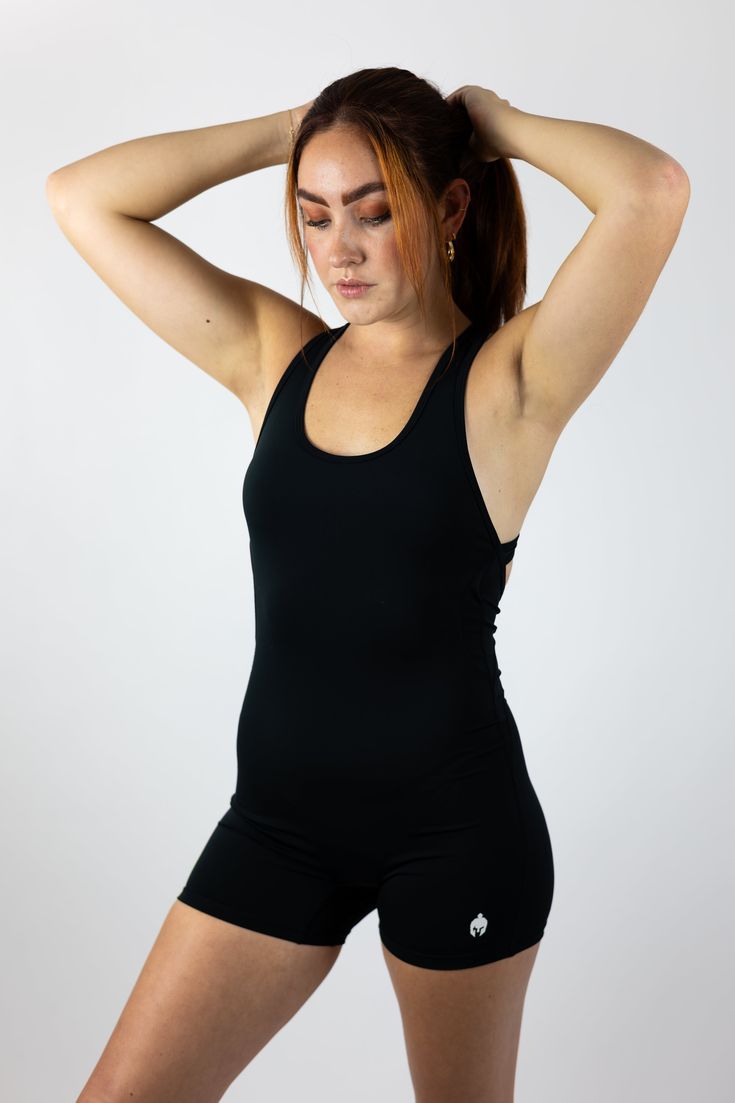 Mix Up Your Routine The Solo Playsuit is designed to take the classic sports bra and shorts combo even further. Developed to truly be the best of both worlds, you’ll find flexibility and comfort with every move. Strappy backside design highlights your back while providing full coverage in the front for a sleek silhouette. Soft touch fabric offers a 4-way stretch and quick drying features to alleviate moisture so it’ll feel like wearing a second skin. Compressive Athleisure Bodysuit For Training, Athleisure Bodysuit For Sports With Seamless Construction, Athleisure Bodysuit With Built-in Bra For Pilates, Athleisure Sports Bodysuit With Seamless Construction, Compressive Seamless Bodysuit For Workout, Compressive Functional Bodysuit For Workout, Compressive Seamless Workout Bodysuit, Stretch T-back Bodysuit With Built-in Bra, High Stretch Sports Unitard With Built-in Bra