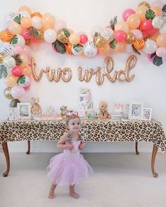 2wild Birthday Party, Two Year Old Birthday Hairstyles, 2 Cute Birthday Theme, 2 Girl Birthday Theme, Shes Two Wild Birthday Party, 2nd Party Ideas, 2 Nd Birthday Girl, Two Wild Safari Birthday Party Girl, Theme For 2nd Birthday Girl