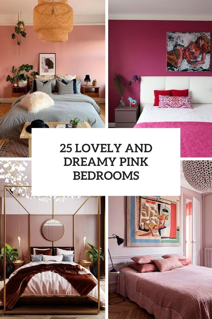 25 lovely and dreamy pink bedroom designs cover the entire room in shades of pink