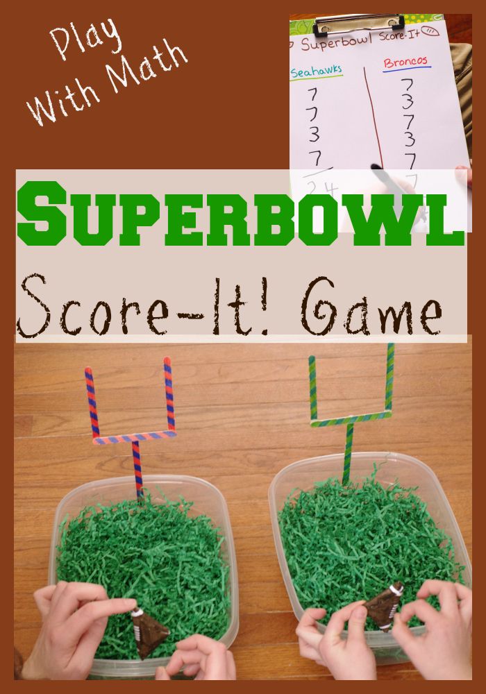 play with math super bowl score it game for kids to practice their numbers and counting skills