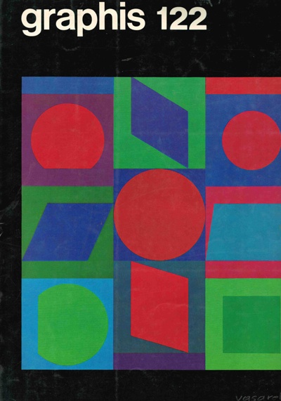 a book cover with an abstract painting on it's cover and the title graphist 122