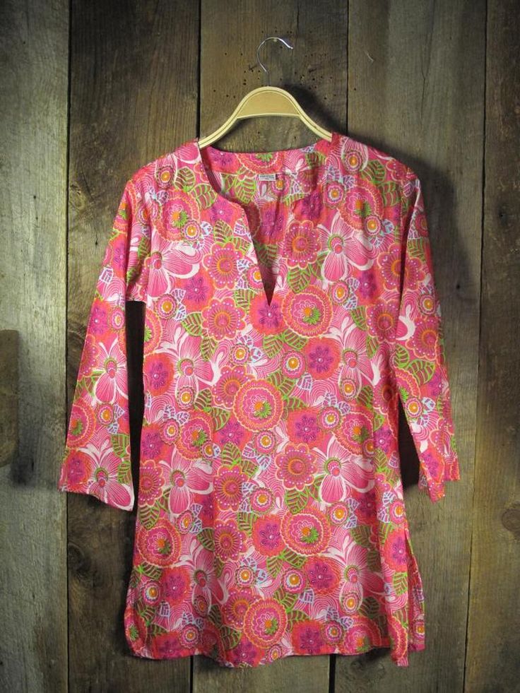 Cotton Tunic Top Very Raspberry – Girl Intuitive Hippie Pink V-neck Tops, Spring Cotton V-neck Tunic, Spring Block Print V-neck Top, Block Print V-neck Tops For Spring, Block Print V-neck Tops For Summer, Summer V-neck Tops With Block Print, Spring V-neck Block Print Top, V-neck Block Print Tops For Spring, Pink Cotton Tunic Top