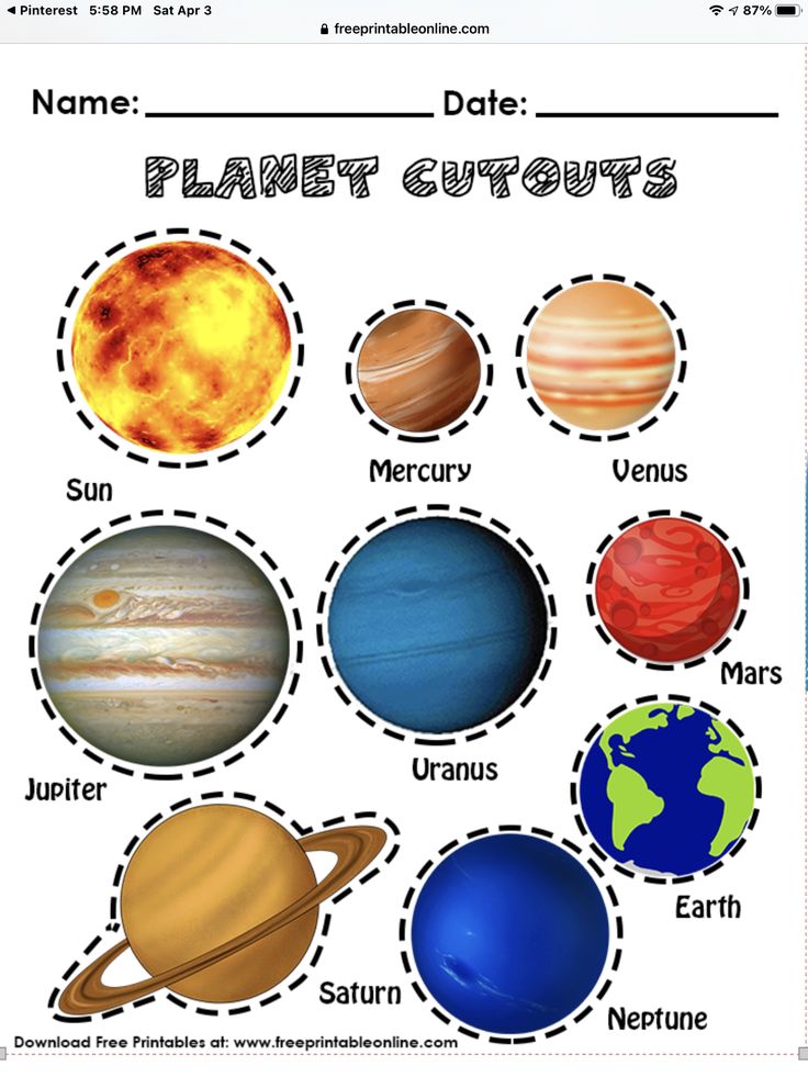 the solar system worksheet for kids to learn how to write and draw planets