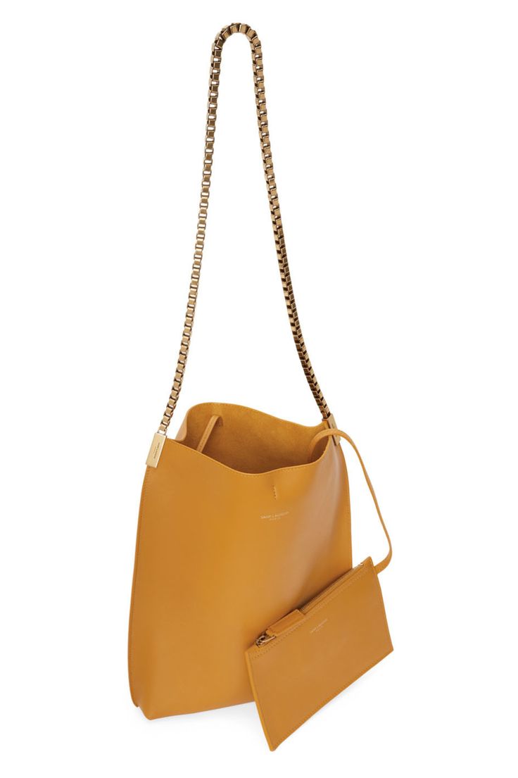 Saint Laurent: Yellow Small Suzanne Bag | SSENSE Perfect Bag, Designer Bags, Bucket Bag, Bags Designer, Saint Laurent, Bags For Women, For Women, Yellow, Free Shipping