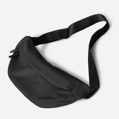 The ReNew Transit Bag Black – Everlane Airplane Style, Fanny Pack Fashion, Care Hair, Supply Chain, Beauty Style, Metal Buckles, Recycled Plastic, Plastic Bottles, Fanny Pack