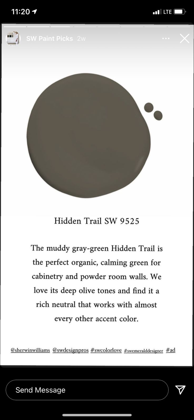 an iphone screen with the text hidden trail sv9235 on it, and two circles