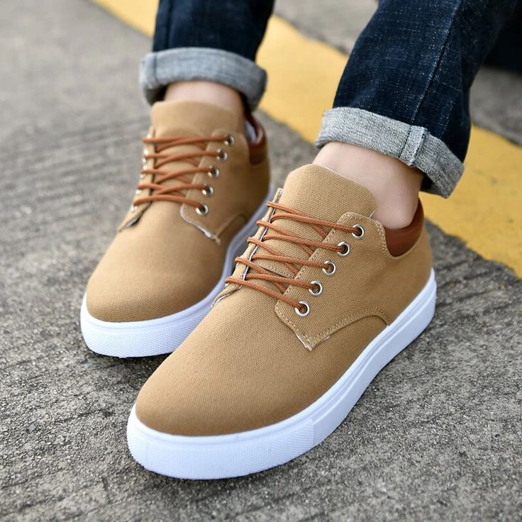 Videon Men's Casual Sneakers | Ultrasellershoes.com – Ultra Seller Shoes Breathable Lace-up Canvas Shoes For Outdoor, Outdoor Lace-up Canvas Shoes, Outdoor Round Toe Canvas Shoes With Vulcanized Sole, Outdoor Canvas Shoes With Vulcanized Sole And Round Toe, Outdoor Vulcanized Sole Canvas Shoes With Round Toe, Outdoor Canvas Shoes With Round Toe And Laces, Outdoor Canvas Shoes With Vulcanized Sole, Comfortable High-top Canvas Shoes For Outdoor, Brown Low-top Canvas Shoes