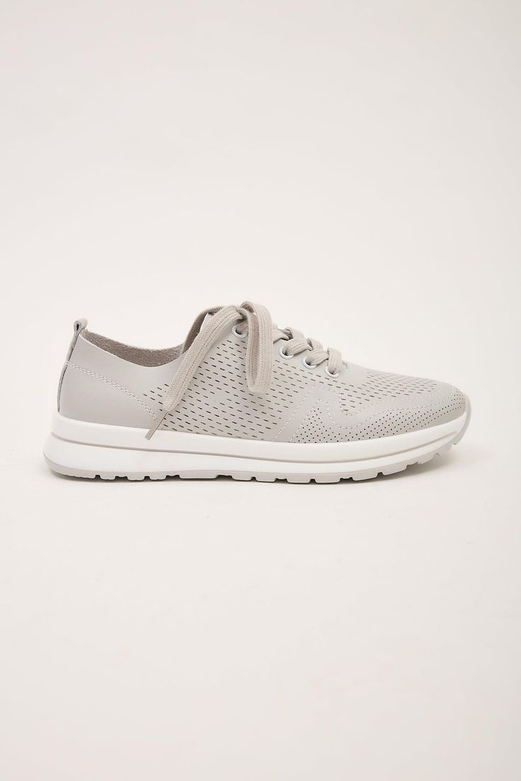 Cassia Grey Spring Walking Shoes With Ortholite Insole For Casual Sports, Spring Walking Shoes With Ortholite Insole For Light Sports, Gray Low-top Sneakers With Removable Insole, Modern Lace-up Walking Shoes For Light Sports, Gray Lace-up Walking Shoes With Removable Insole, Slip-on Sneakers With Perforations, Slip-on Sneakers With Perforations And Flat Heel, Comfortable Low-top Sneakers With Textured Sole, Spring Sneakers With Ortholite Insole And Flat Heel