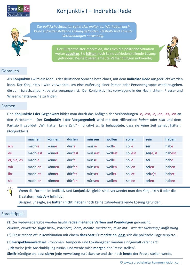 an image of a computer screen with the words konjunkt in german