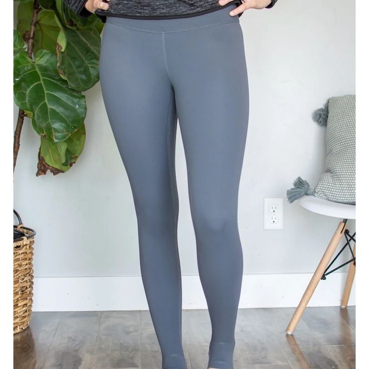 These Tummy Control Stirrup Leggings Will Be Your Next Obsession! Squat Proof, Tummy Control And We Are Bringing Back The Stirrup Feature So You Can Wear Them In Any Shoe Or Boot Without The Issue Of Them Rolling Up! Oh, And Not To Mention There Is A Hidden Pocket On The Inside Waist Band! Perfect For Leisure, Date Night, Working Out Or Under Your Snow Suit! S(0-4) M(6-10) L(12/14), Xl(16/18) 2x(20/22) 3x(24/26) Gray Elastane Leggings For Loungewear, Gray Stretch Leggings With Elastic Waistband, Gray Tight Yoga Pants For Loungewear, Gray Elastane Yoga Bottoms, High Stretch Gray Bottoms For Pilates, Gray Elastane Yoga Pants, Gray Elastane Activewear For Loungewear, Gray Leggings With Elastic Waistband, Gray Full-length Tights For Loungewear