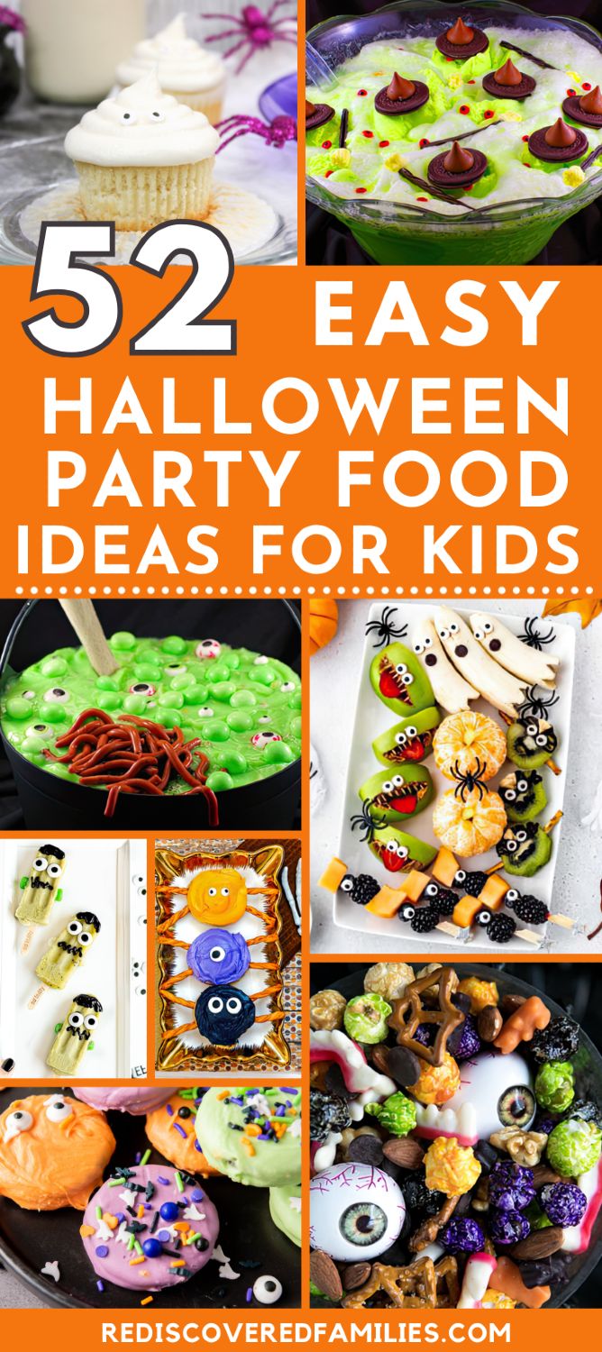 halloween party food ideas for kids that are easy to make