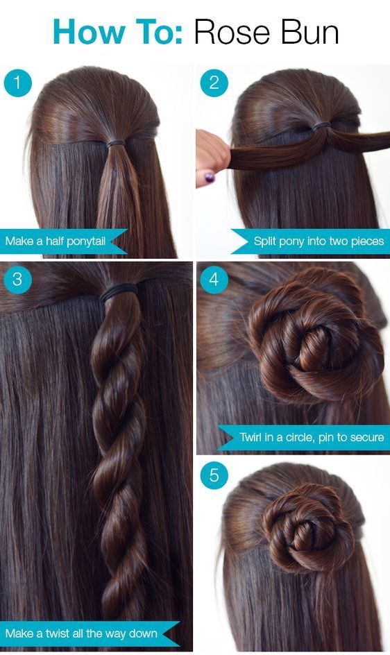 Rose Bun, Hair Bun Tutorial, Fishtail Braid, Peinados Fáciles Para Cabello Corto, Hairstyles Men, Short Hairstyle, Easy Hairstyles For Long Hair, Hair Do, Hair Tutorials