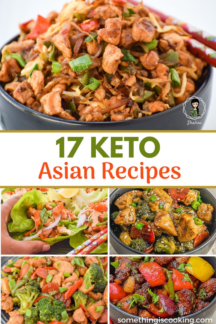 Here's a roundup of easy Keto and low-carb Asian recipes including stir fry, cauliflower rice, lettuce wraps, keto dessert, low-carb vegetarian dishes and quick keto chicken and beef recipes. Keto Asian Recipes, Fry Cauliflower, Veg Keto, Fried Cookies, Vegetarian Asian, Grilled Paneer, Veg Meals, Asian Vegetarian Recipes, Sesame Cookies