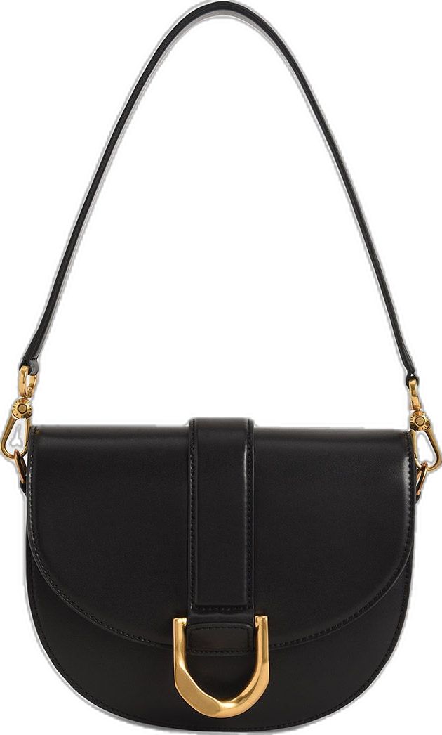 Our most coveted Gabine saddle bag is back this season in an array of updated colourways, including cream, dark green and mustard. The signature black piece, featuring the much-loved classic curved-bottom silhouette and gold-tone buckle accent, is once again designed to be worn and displayed. Makes sense why this line has gained cult following amongst trendsetters such as Yoyo Cao, Lily May Mac and Nara Kim. Roomy enough to hold your daily essentials, this medium-sized gem has a short shoulder s Elegant Saddle Bag With Metal Hardware For Daily Use, Elegant Everyday Saddle Bag With Gold-tone Hardware, Rectangular Saddle Bag With Gold-tone Hardware For Everyday, Trendy Saddle Bag With Gold-tone Hardware For Everyday, Daily Use Saddle Shoulder Bag With Gold-tone Hardware, Classic Baguette Bag With Metal Hardware, Classic Baguette Bag With Metal Hardware For Daily Use, Classic Saddle Bag With Detachable Handle, Chic Black Saddle Bag With Metal Hardware