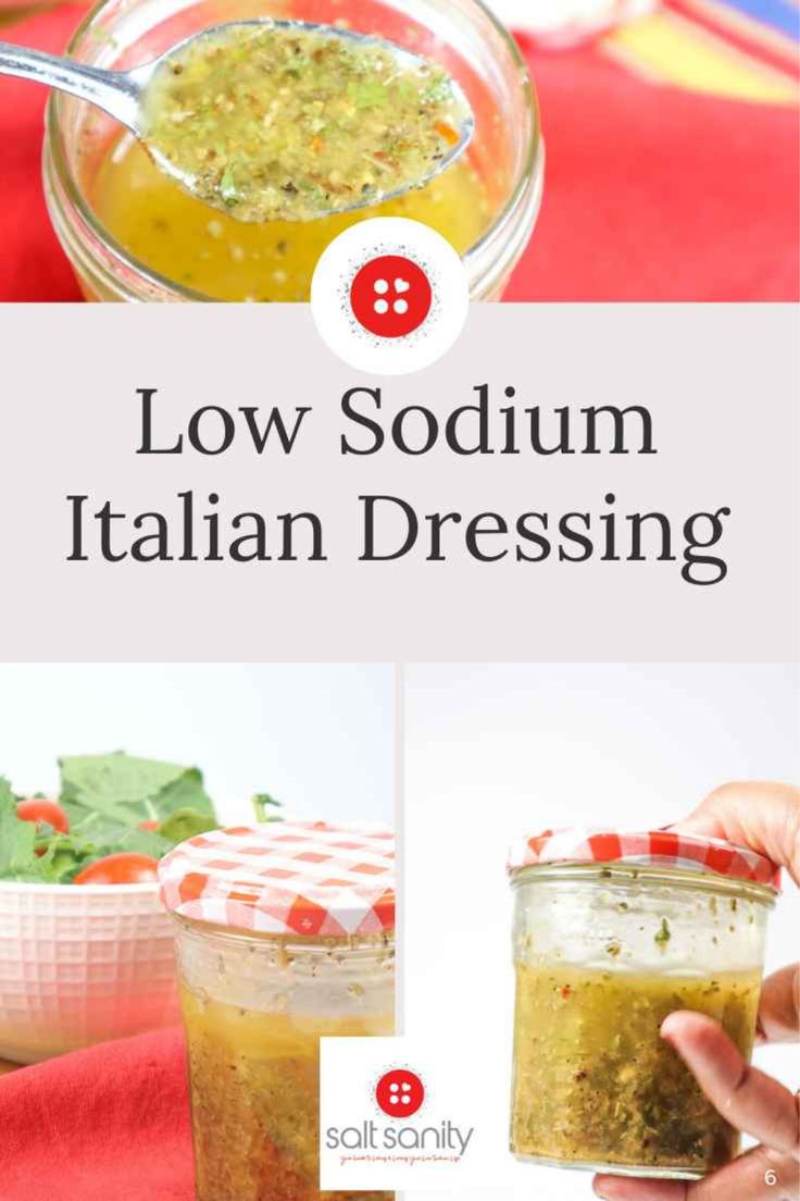 how to make low soduum italian dressing with step - by - step instructions