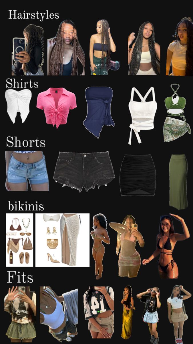 an image of different types of clothes on display in a store window, including shorts and bras