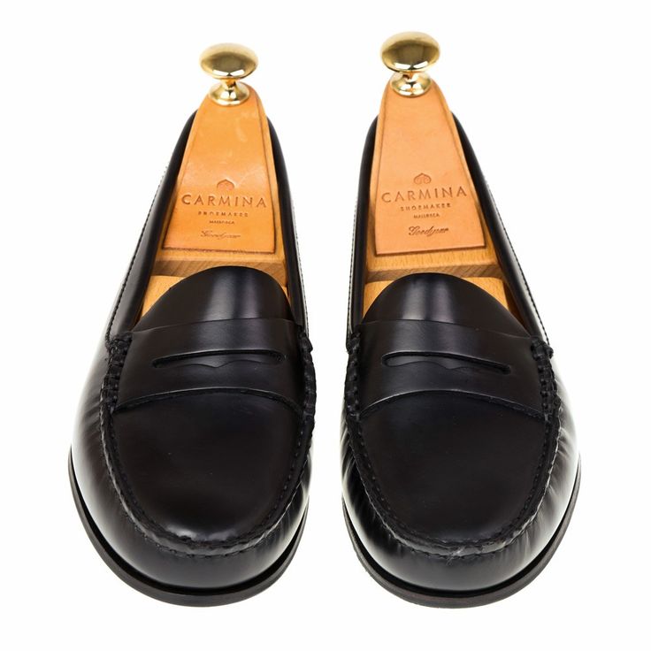 PENNY LOAFERS IN BLACK VARIK Luxury Patent Leather Loafers For Semi-formal Events, Women Shoes Collection, Cordovan Shoes, Loafers Women, Men's Shoes Accessories, Shoe Last, Office Shoes, Loafers Style, Shoe Tree