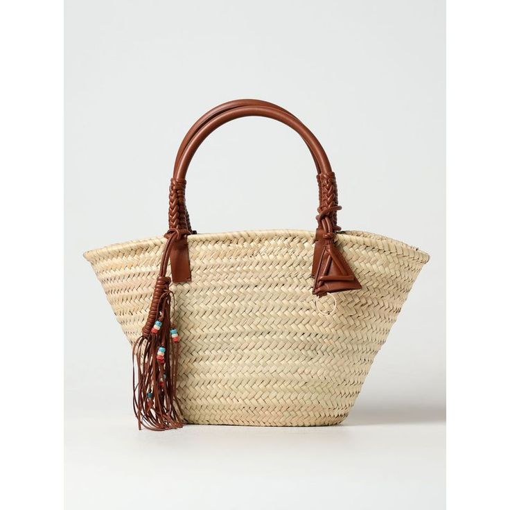 Spring/Summer 2024 Alanui Tote Bags Woman Brown Size Type: Int Sku: Gig-Lwna008r24mat001 ~ 6160 Welcome To The Official Luosophy Poshmark Closet! Luosophy Is A Luxury Brand Reselling Company Founded In San Diego, Ca From 2016. All Our Products Are Imported From Italy And Sold In The Usa. We Do Our Best To Provide High Fashion, Luxury Items At Affordable Prices. We Guarantee All Our Products Are 100% Authentic. Shop With Us And You Will Forget About Shopping At Department Or Brand Name Stores. Ou Luxury Bag With Rolled Handles In Natural Color, Luxury Beige Bags For Vacation, Beige Straw Shopping Bag With Handle Drop, Leather Straw Bag With Rolled Handles For Vacation, Luxury Straw Bag With Handle Drop For Travel, Elegant Leather Vacation Bags, Luxury Double Handle Straw Bag For Spring, Elegant Leather Bags For Vacation, Luxury Double Handle Beach Bag