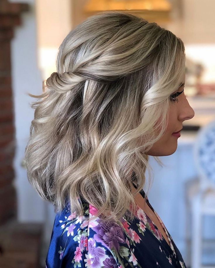 Mother Of The Groom Hairstyles, Bridemaids Hairstyles, Down Wedding Hairstyles, Wedding Hair Half, Half Up Half Down Wedding, Mother Of The Bride Hair, Bridesmaid Hairstyles Half Up Half Down, Bridesmaid Hair Makeup, Bridesmaid Hair Half Up