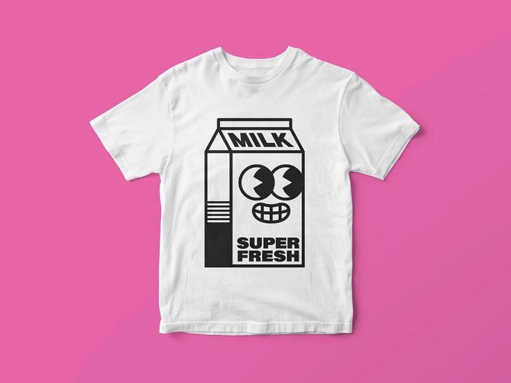 a milk carton with the words milk super fresh on it against a pink background