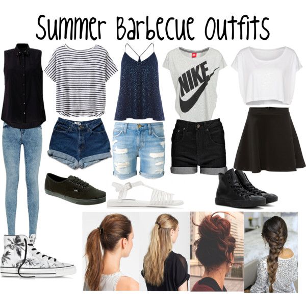 Summer Barbecue Outfits by poods-marzia7 on Polyvore featuring polyvore, fashion, style, Athleta, NIKE, American Apparel, Warehouse, Silvian Heach, Boohoo and Current/Elliott Backyard Bbq Outfit Ideas Summer, Outfit Ideas Summer Black Women, Backyard Bbq Outfit Ideas, Backyard Bbq Outfit, Bbq Outfit Ideas Summer, Bbq Outfit Ideas, Barbecue Outfit, Summer Bbq Outfit, Bbq Outfit