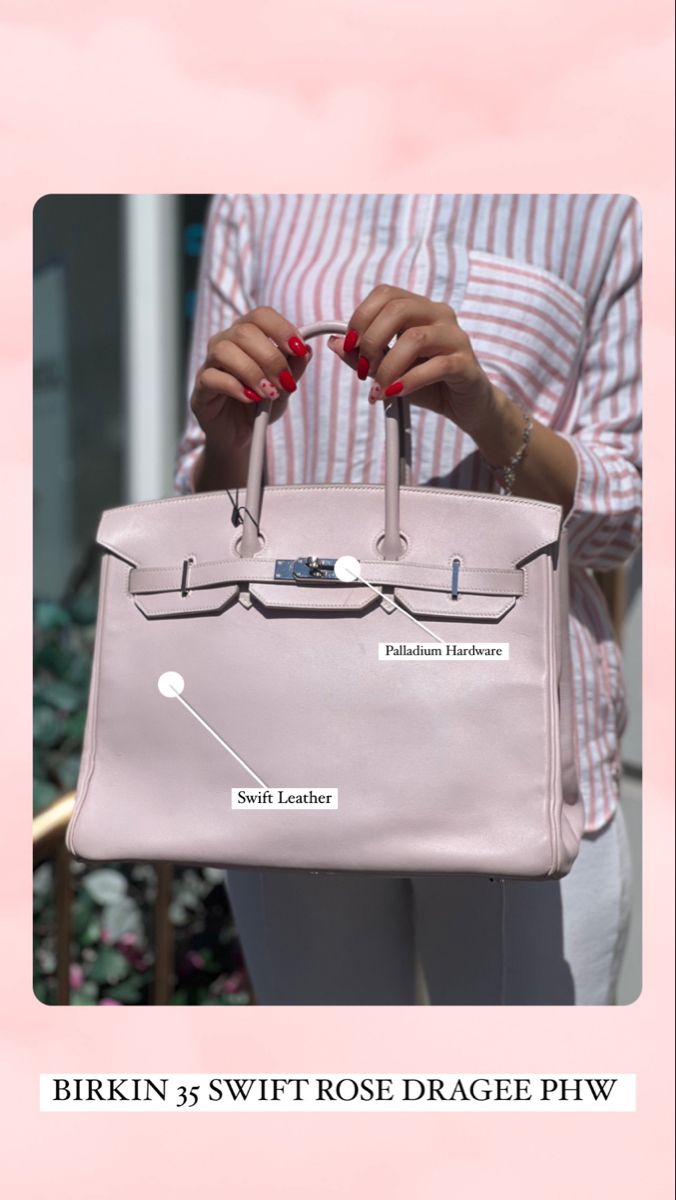 #hermes #birkin #fashion #aesthetic #fashionstyle #fashionstyle #fashiontrend #bags #bagslover #bagsforsale Pink Luxury, Hermes Birkin 35, Love Luxury, Second Hand Shop, Gold Handbags, Patek Philippe Nautilus, Designer Accessories, Van Cleef Arpels, Van Cleef