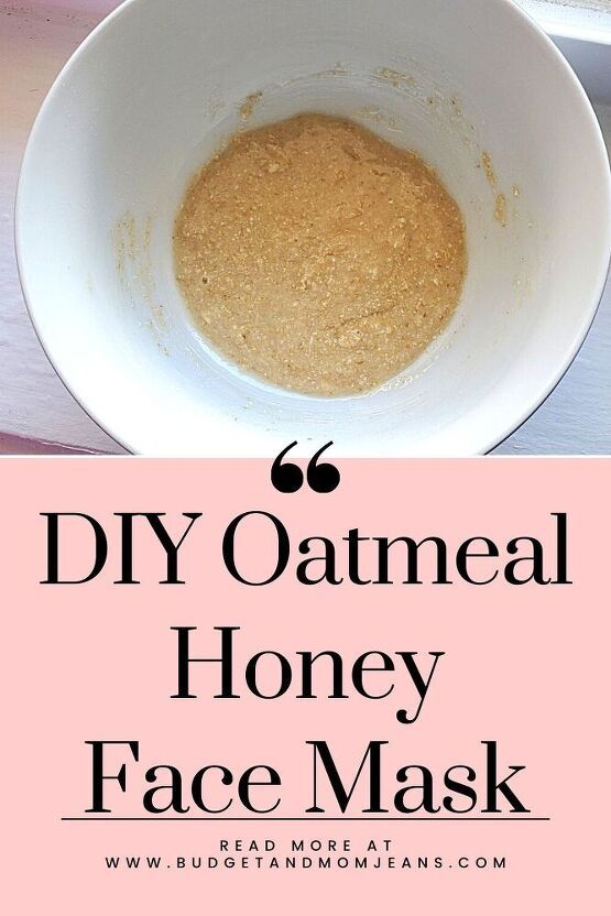 Diy Oatmeal Face Mask, Oatmeal Facial Mask, Home Facial Treatments, Honey Facial Mask, Oatmeal Face Mask, Oatmeal Mask, Diy Oatmeal, Diy Honey, Homemade Oatmeal