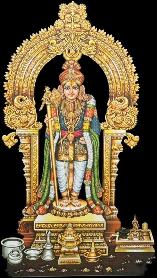 the statue of lord rama is shown in this image, it looks like he has been painted