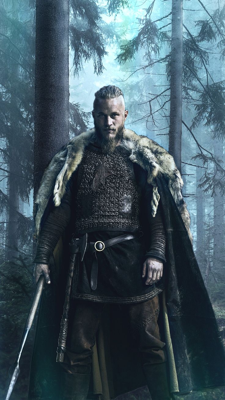 #ragnarlothbrok #ragnar #vikings #freetoedit King Ragnar Lothbrok, Ivar Vikings, Punisher Artwork, Ragnar Vikings, Viking Pictures, Viking Wallpaper, Viking Aesthetic, Witcher Wallpaper, Arte Viking