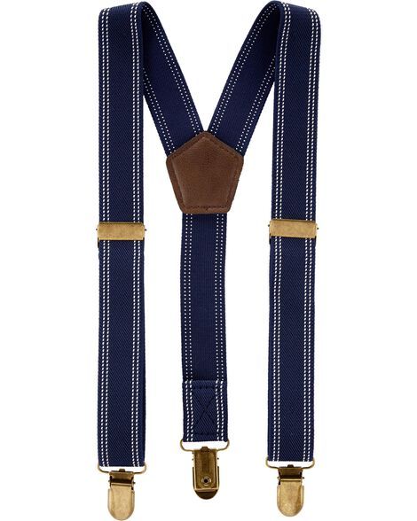 He'll look extra dapper with the added touch of handsome suspenders. Toddler Suspenders, Baby Suspenders, White Suspenders, Baby Boy Accessories, Boys Easter, Little Outfits, Carters Baby, Cool Graphic Tees, Toddler Boy Outfits