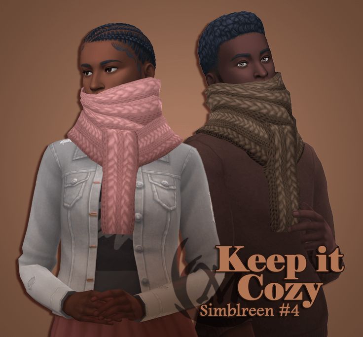 two black women wearing scarves and scarfs with the words keep it cozy on them