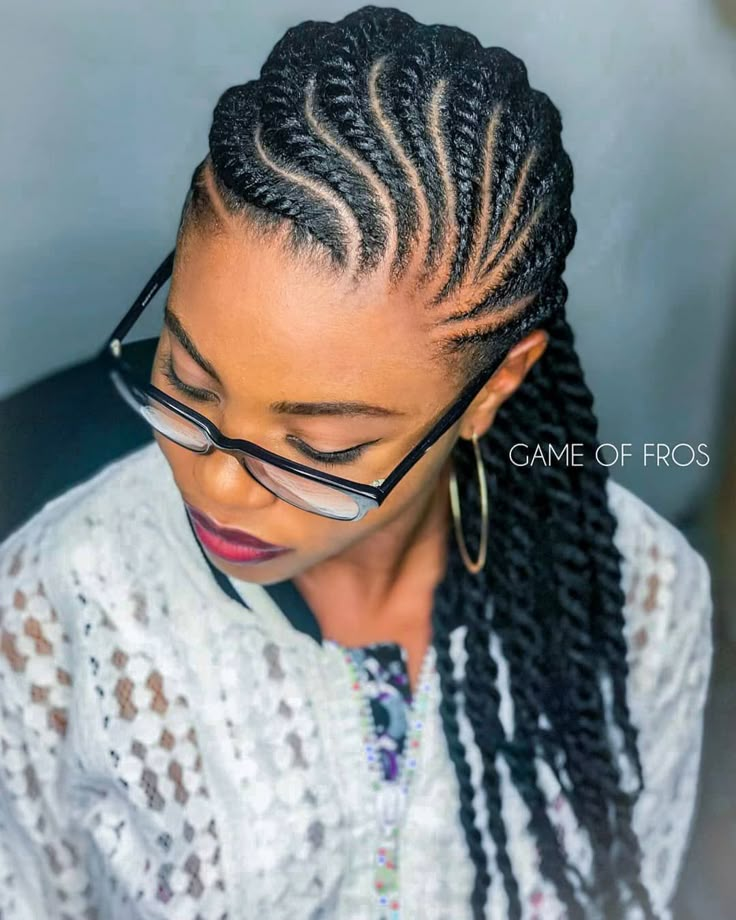 Flat Twist Styles, Half Cornrows, Twist Cornrows, Flat Twists, Flat Twist Hairstyles, African Hair Braiding Styles, Braided Cornrow Hairstyles, Natural Hair Twists, Twist Styles