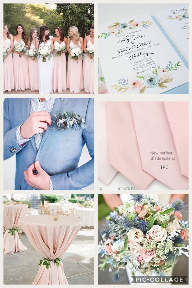 a collage of photos with different colors and flowers on them, including pinks, blue