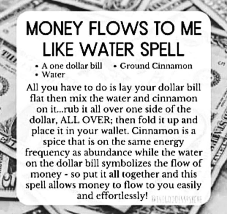 Money Flows To Me, Money Spells Magic, Money Rituals, Hoodoo Spells, Money Spells That Work, Good Luck Spells, Money Spell, Spells For Beginners, Easy Spells