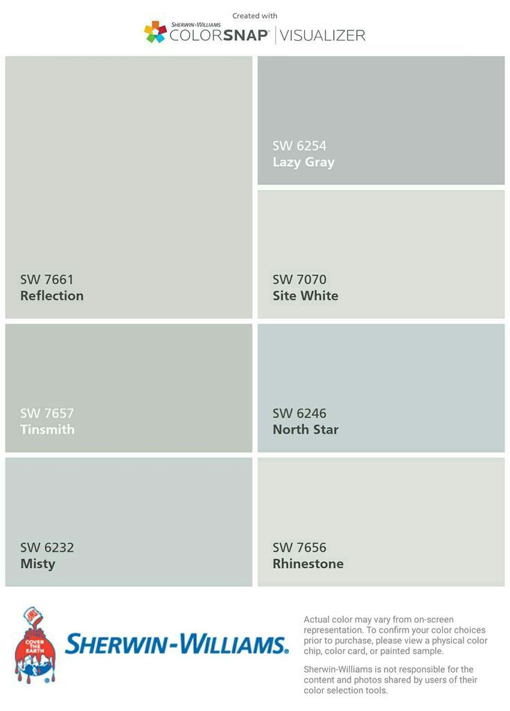 the color scheme for sherylin williams's new paint colorsnap visualizer