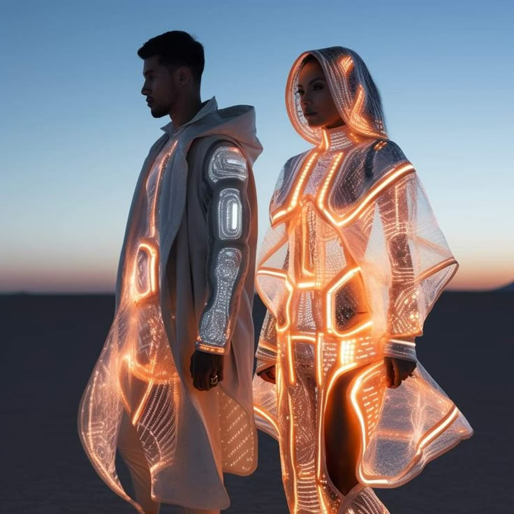 Electro Festival Outfit, Most Creative Halloween Costumes, Halloween Costumes 2022, Burning Man Fashion, Space Outfit, 3d Cnc, Burning Man Outfits, Cyberpunk Fashion, Halloween This Year