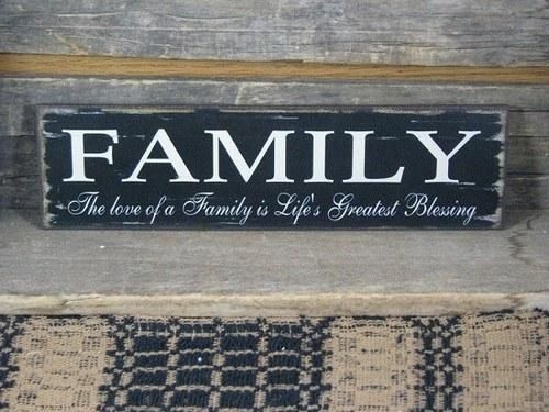 Family - Life's Greatest Blessing Wood Sign - Primitive Star Quilt Shop Country Wood Signs, Family Rules Sign, Family Artwork, Primitive Star, Family Wood Signs, Wooden Signs Diy, Family Wall Decor, Wood Signs For Home, Custom Wooden Signs